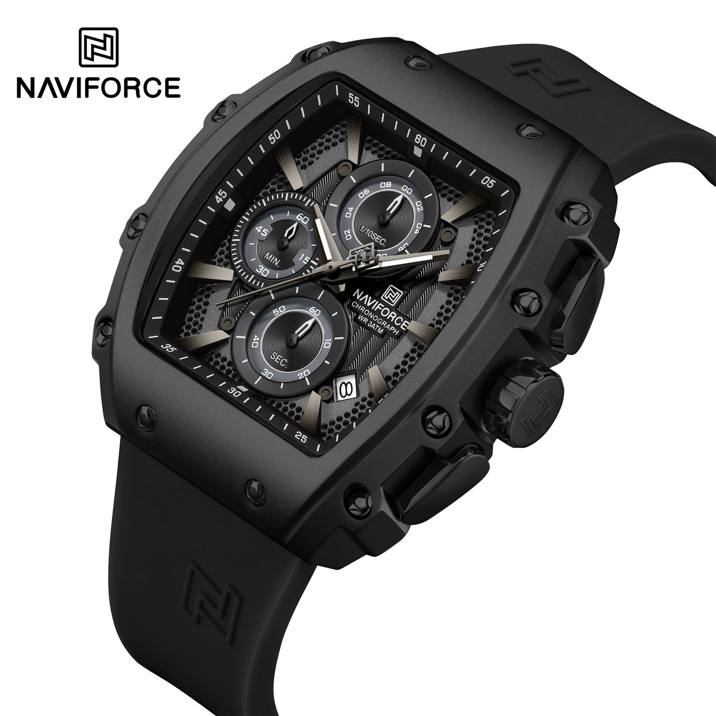 Naviforce Men Silicone Chrono 8070