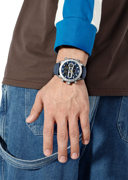 Naviforce Men Leather Double 9263