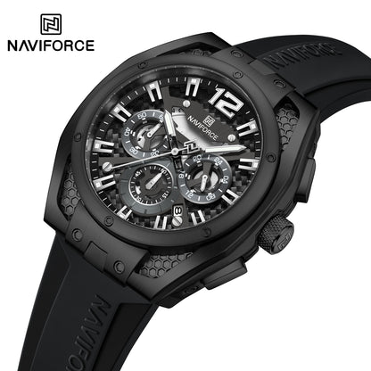 Naviforce Men Silicone Chrono 8063