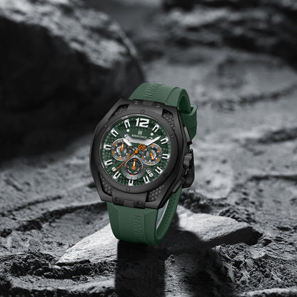 Naviforce Men Silicone Chrono 8063