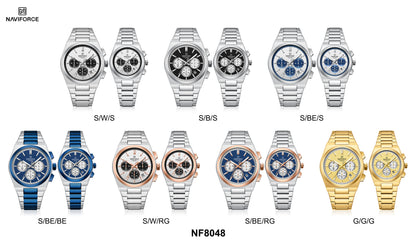 Naviforce Couple Chrono 8048
