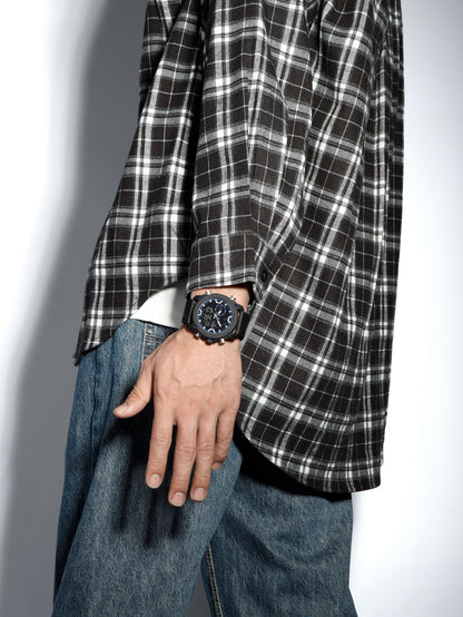 Naviforce Men Leather Double 9261
