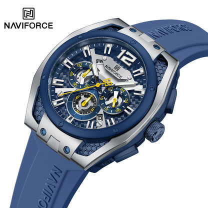 Naviforce Men Silicone Chrono 8063