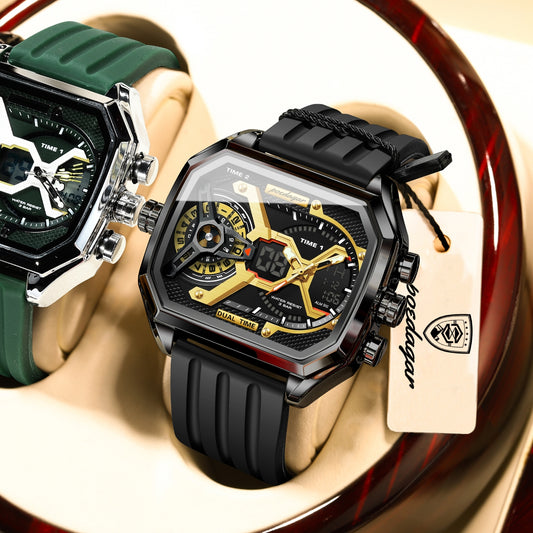 Poedagar Chrono Silicone E106