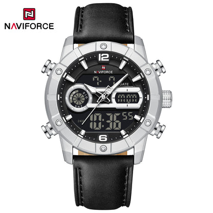 Naviforce Men Leather Double 9263