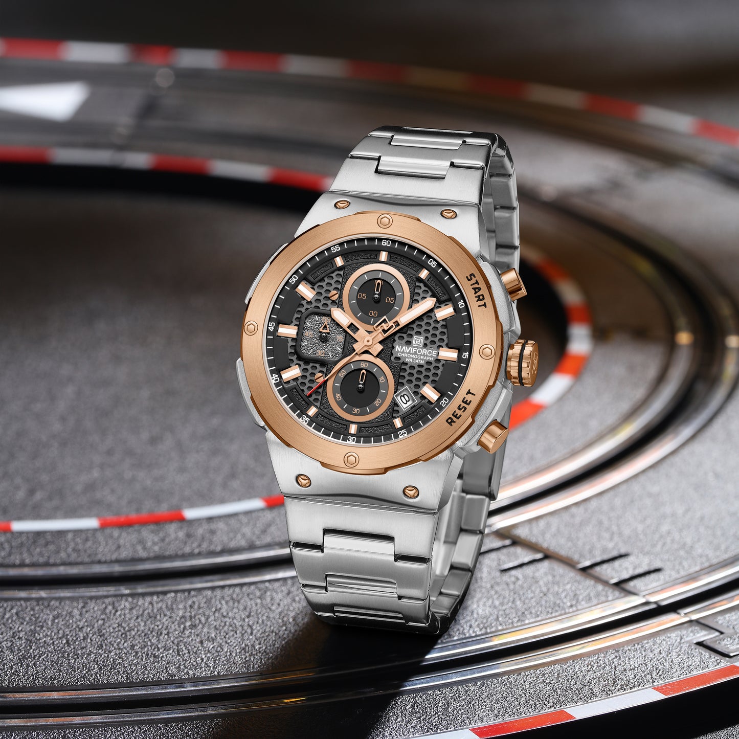 Naviforce Men Chrono 8072
