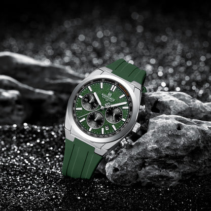 Naviforce Men Silicone Chrono 8080
