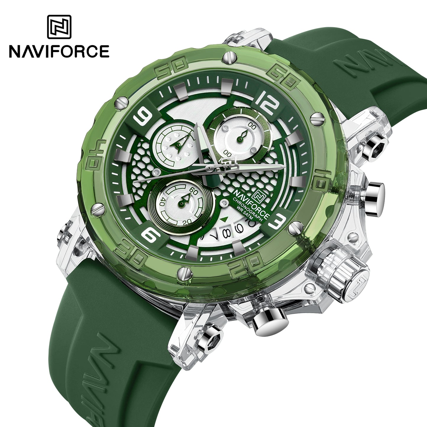 Naviforce Men Silicone Chrono 7123