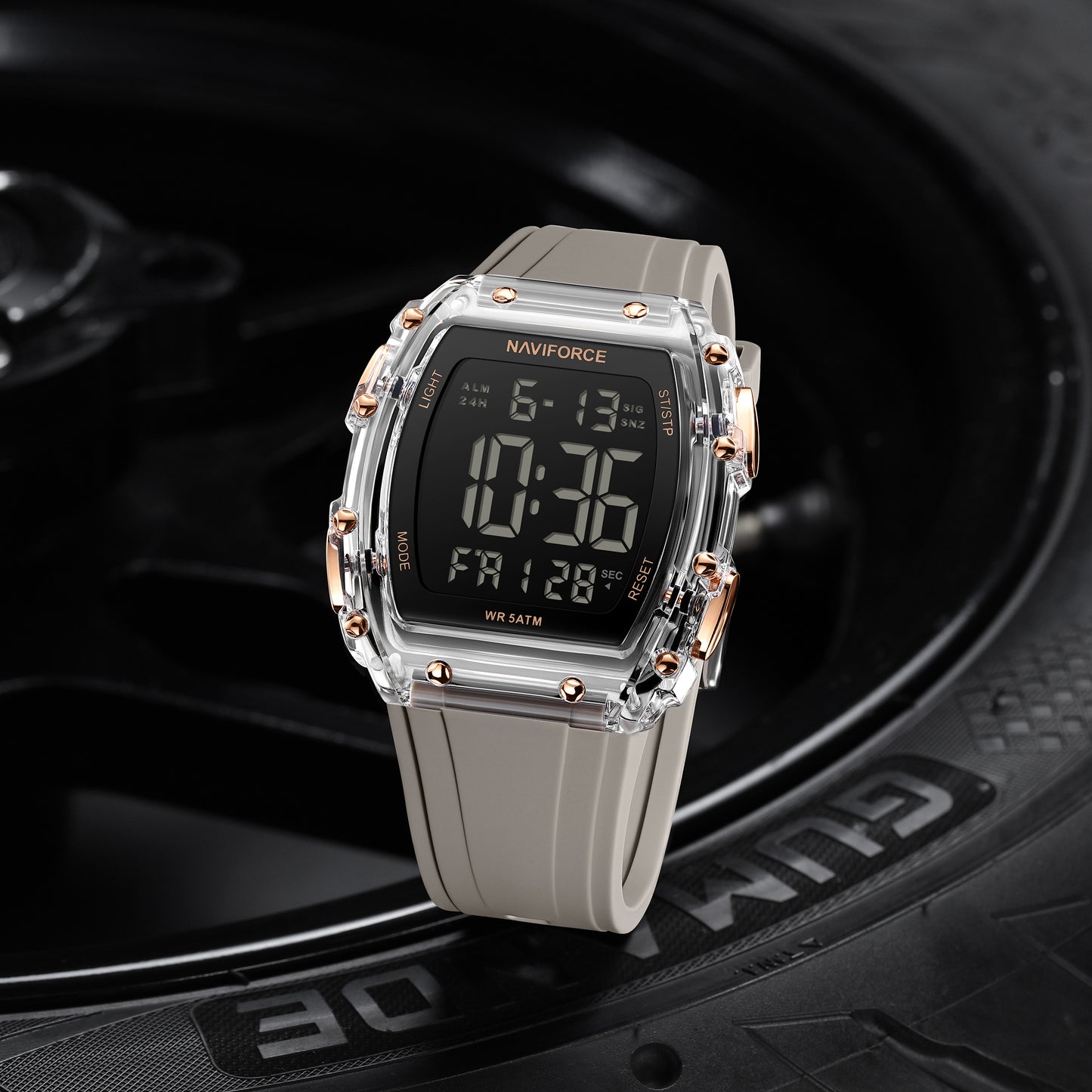 Naviforce Men Silicone 6107
