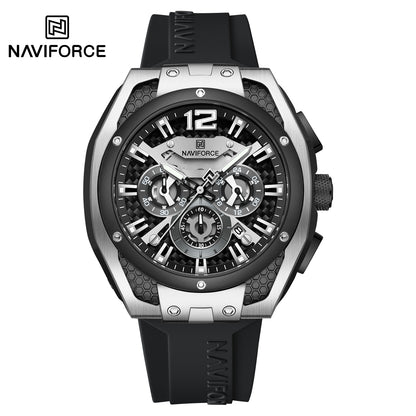 Naviforce Men Silicone Chrono 8063