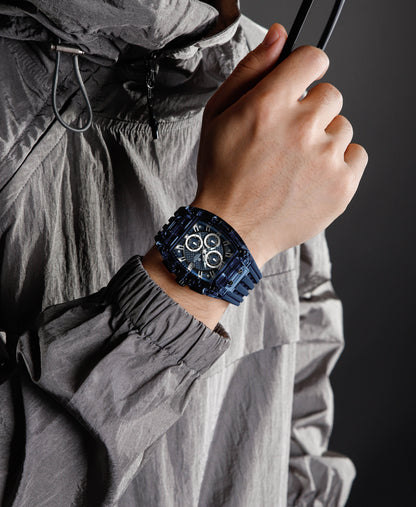 Naviforce Men Silicone Chrono 7105