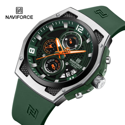 Naviforce Men Silicone Chrono 8051