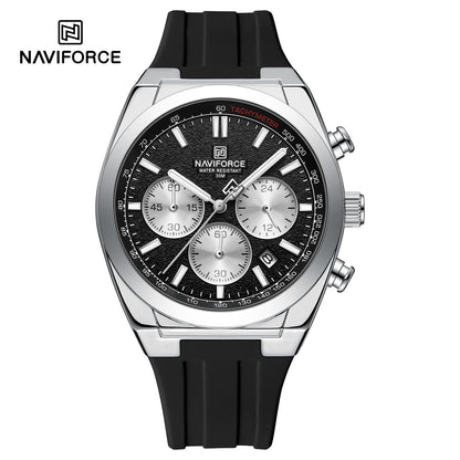 Naviforce Men Silicone Chrono 8080