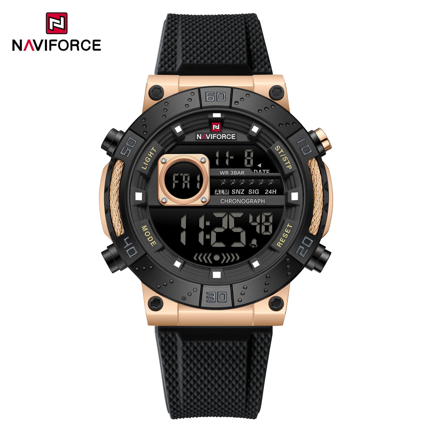 Naviforce Men Silicone 9241