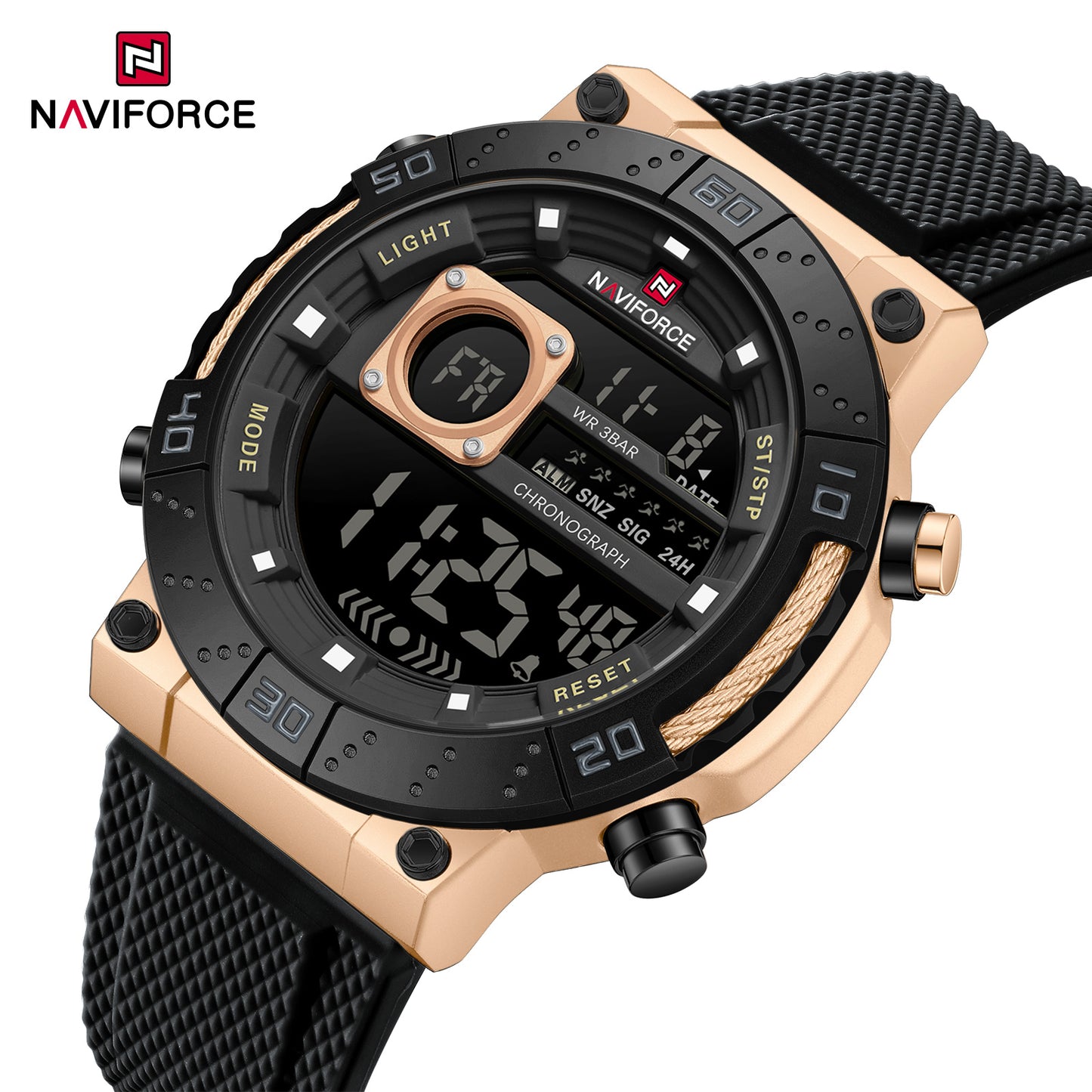 Naviforce Men Silicone 9241