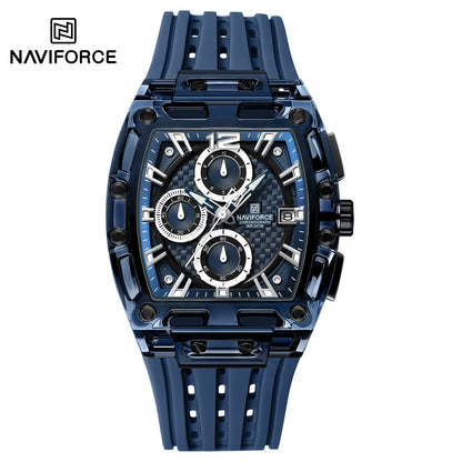 Naviforce Men Silicone Chrono 7105