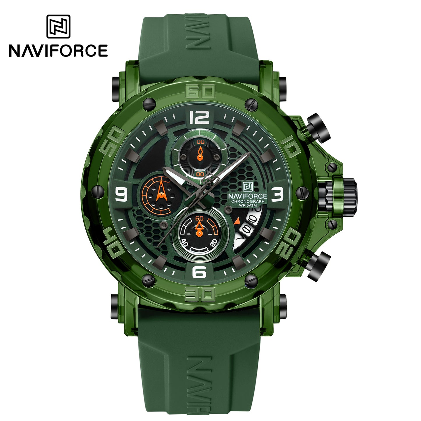 Naviforce Men Silicone Chrono 7123