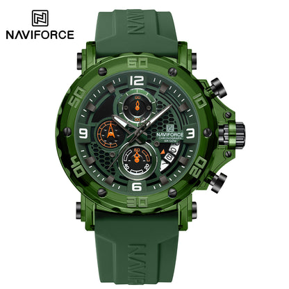 Naviforce Men Silicone Chrono 7123