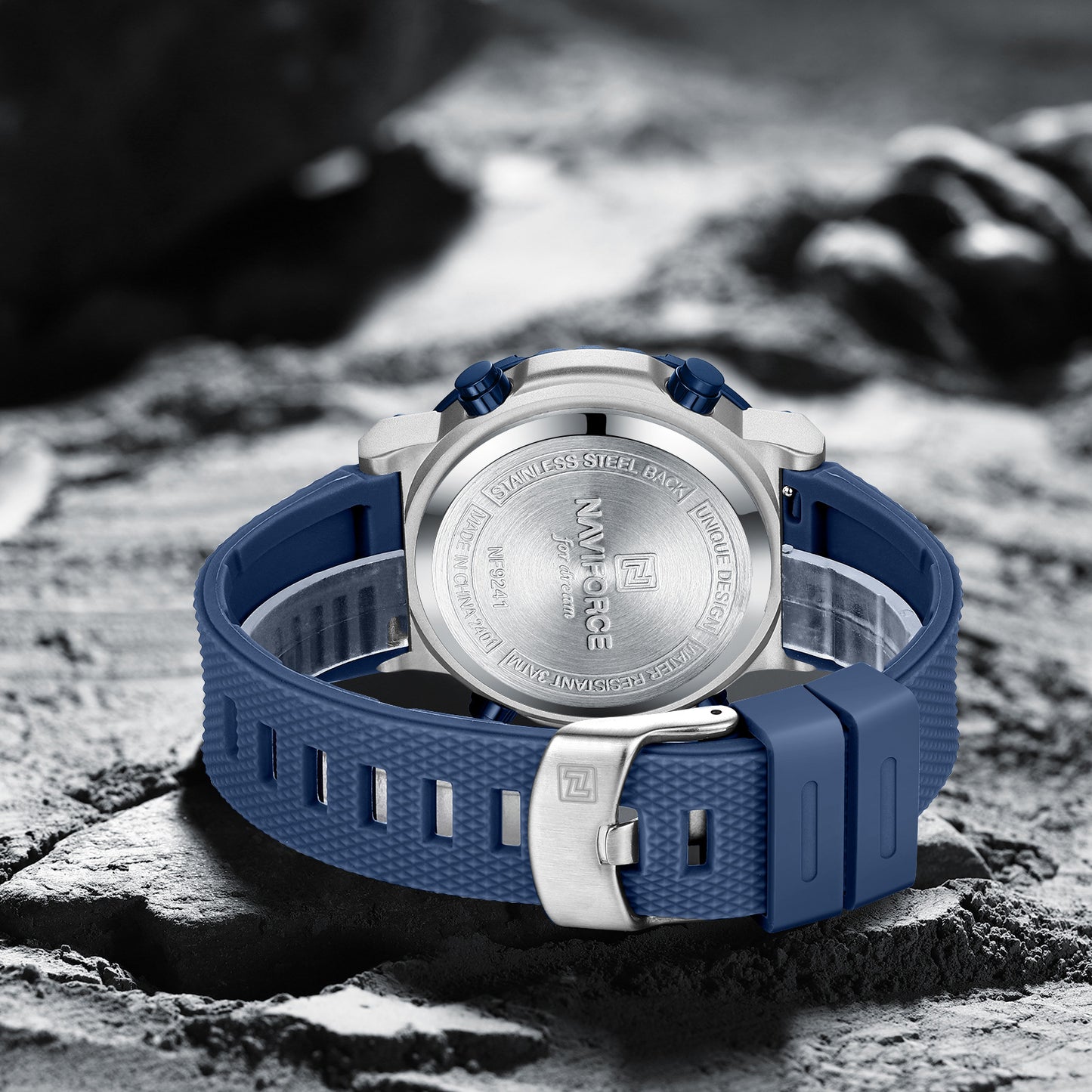 Naviforce Men Silicone 9241