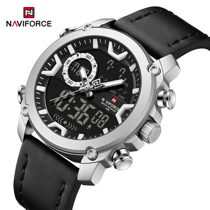 Naviforce Men Leather Double 9261