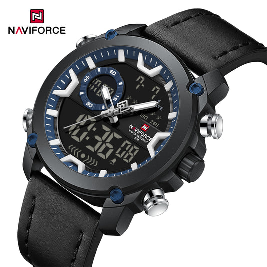Naviforce Men Leather Double 9261