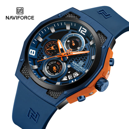 Naviforce Men Silicone Chrono 8051