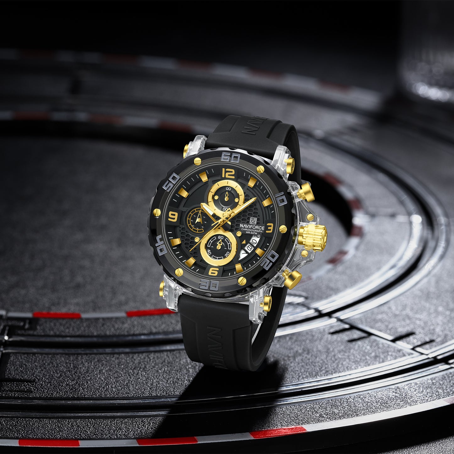 Naviforce Men Silicone Chrono 7123