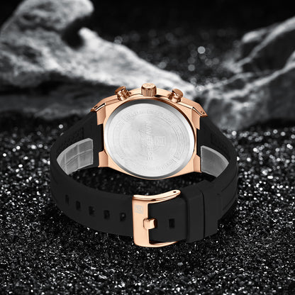 Naviforce Men Silicone Chrono 8080