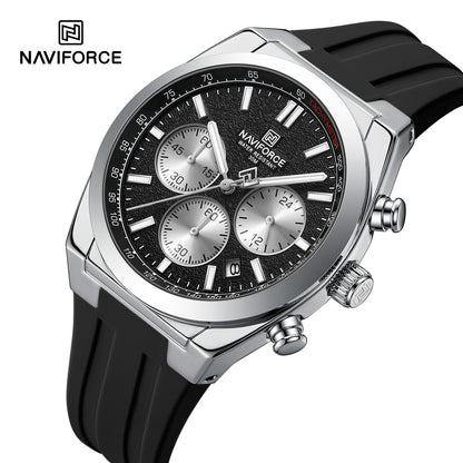 Naviforce Men Silicone Chrono 8080