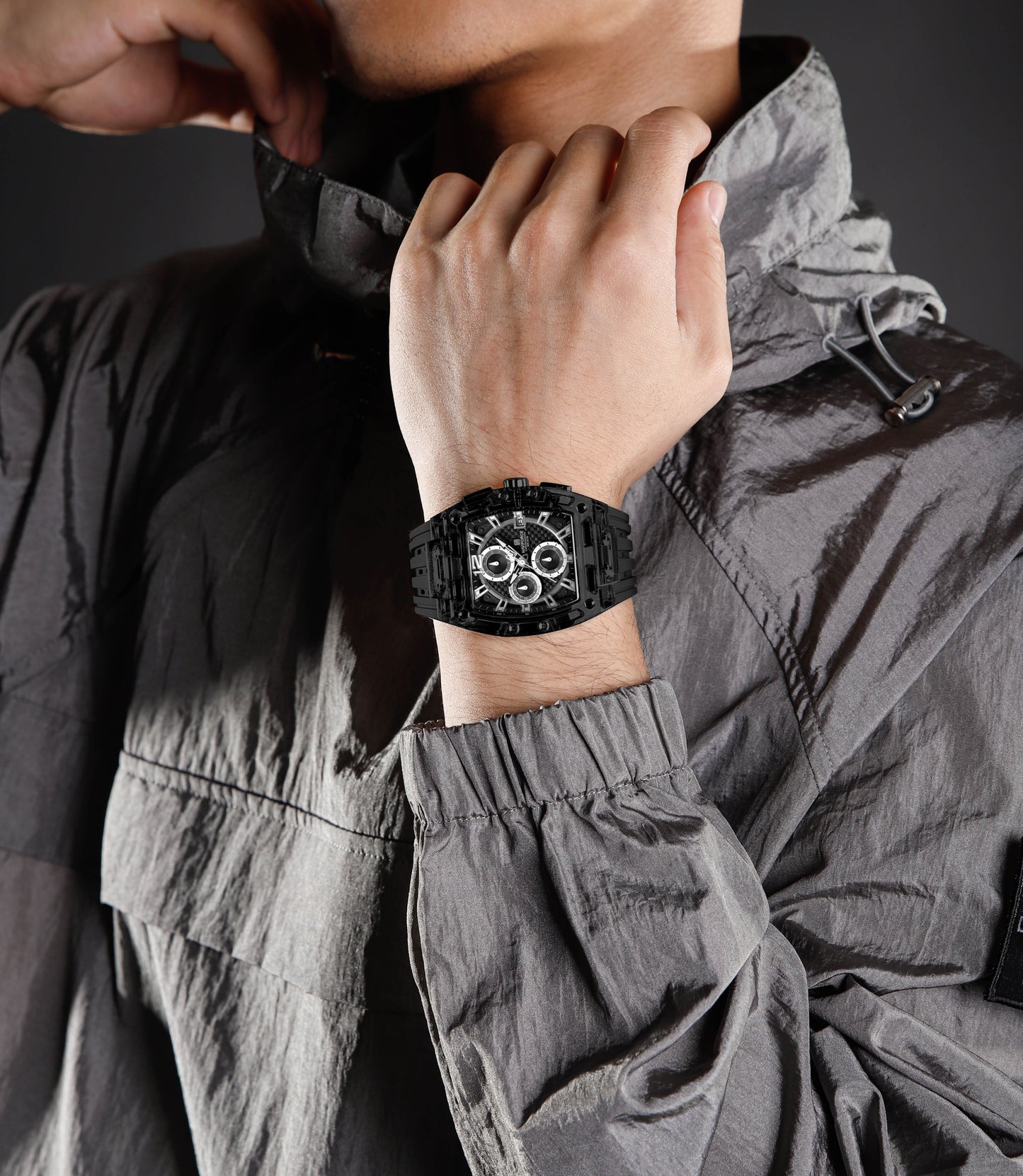 Naviforce Men Silicone Chrono 7105