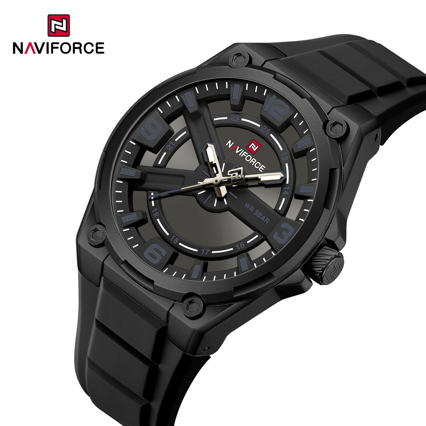 Naviforce Men Silicone 9260