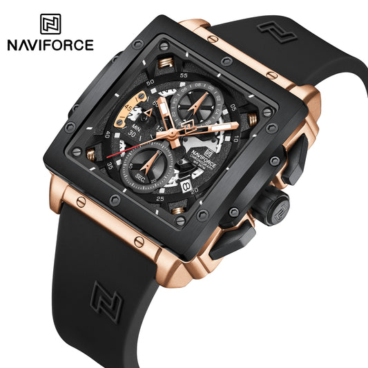 Naviforce Men Silicone Chrono 8064