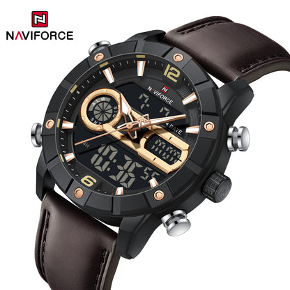 Naviforce Men Leather Double 9263