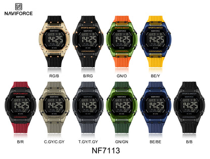 Naviforce Men Silicone 7113