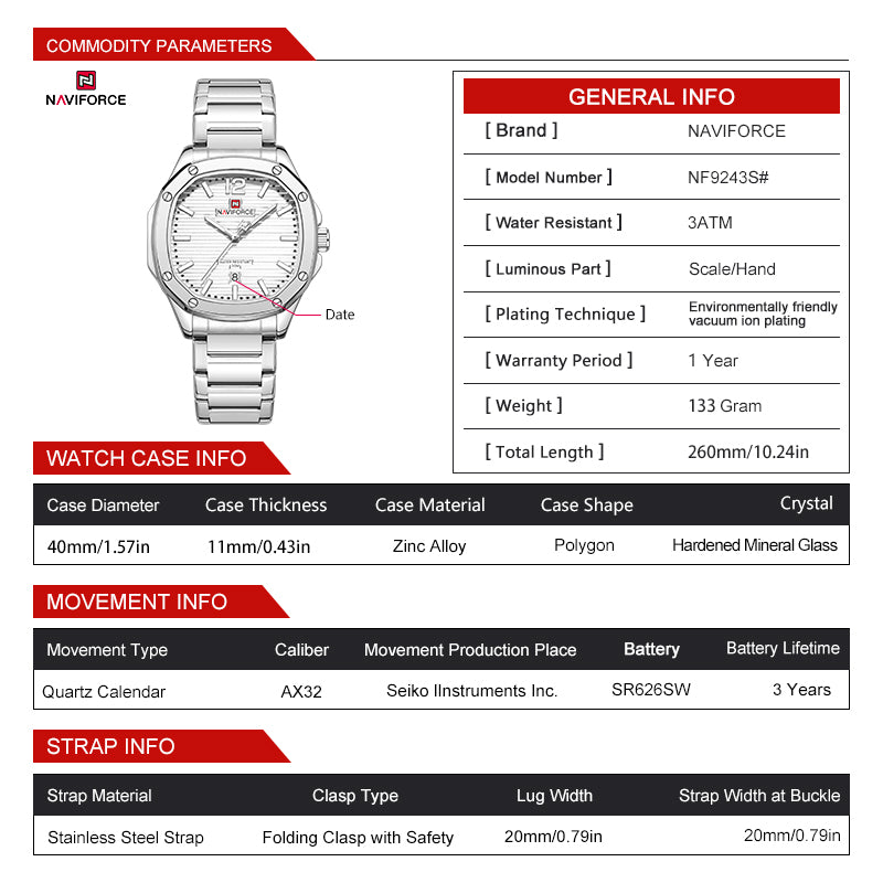 Naviforce Men 9243