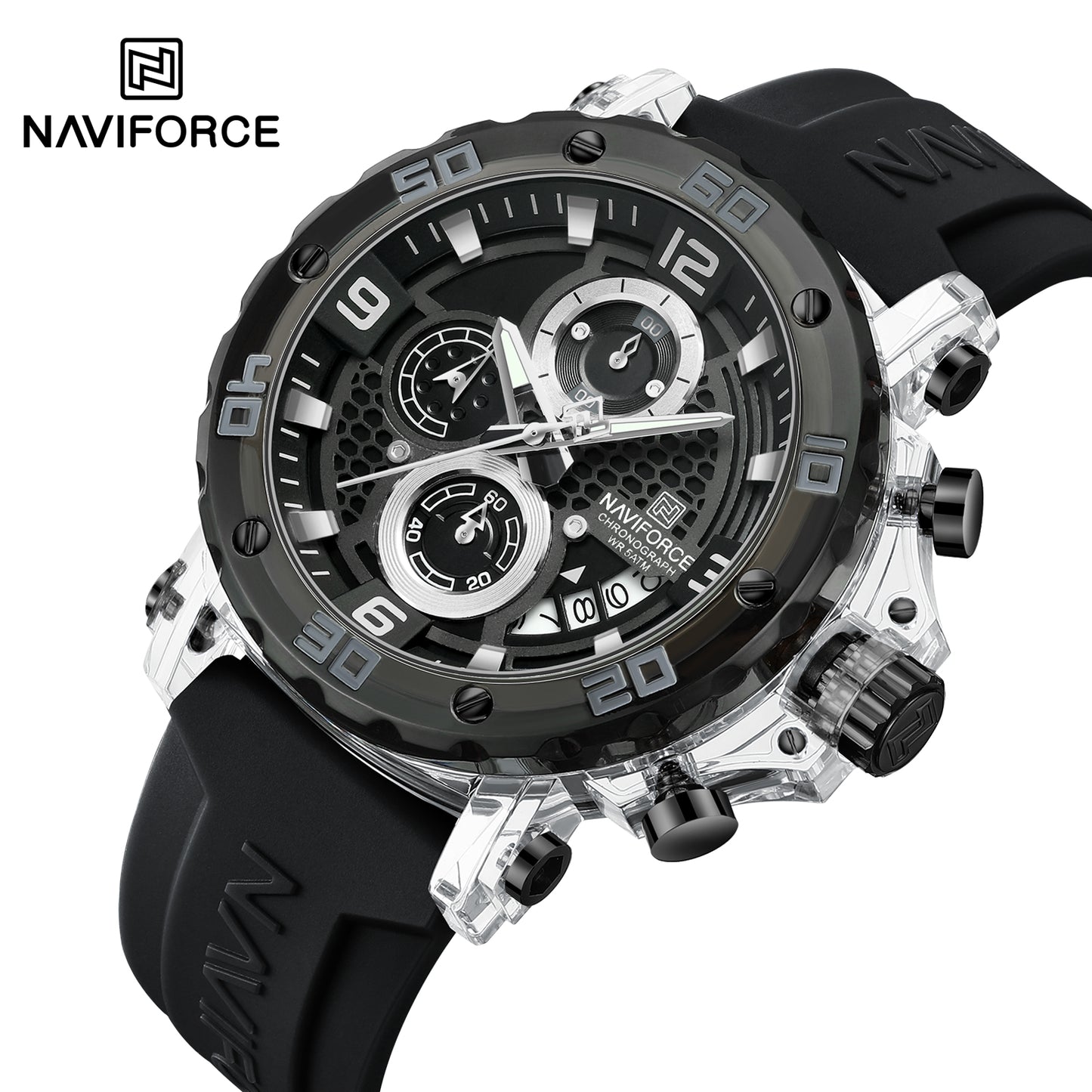 Naviforce Men Silicone Chrono 7123