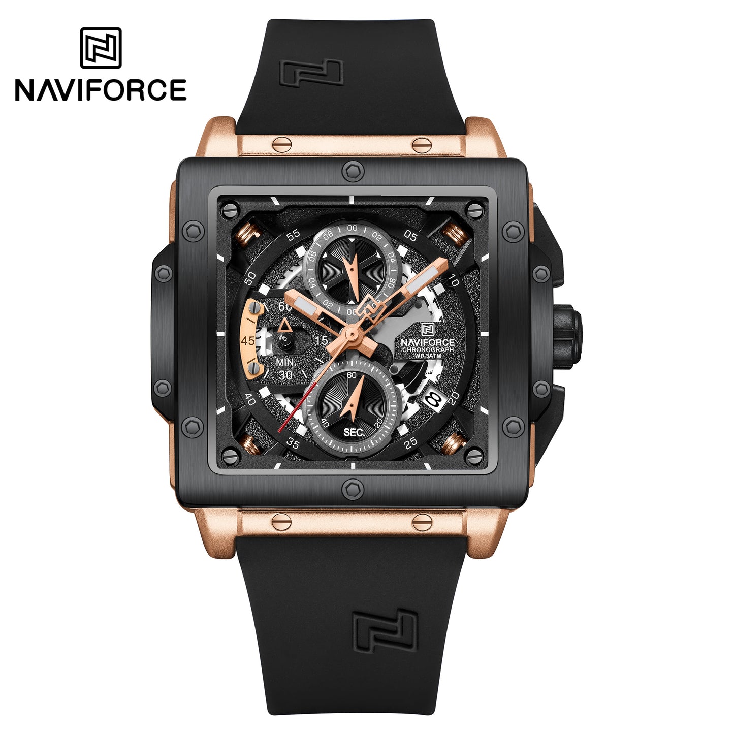 Naviforce Men Silicone Chrono 8064