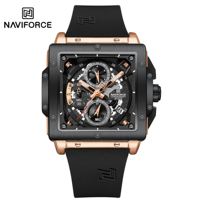 Naviforce Men Silicone Chrono 8064