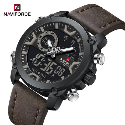 Naviforce Men Leather Double 9261
