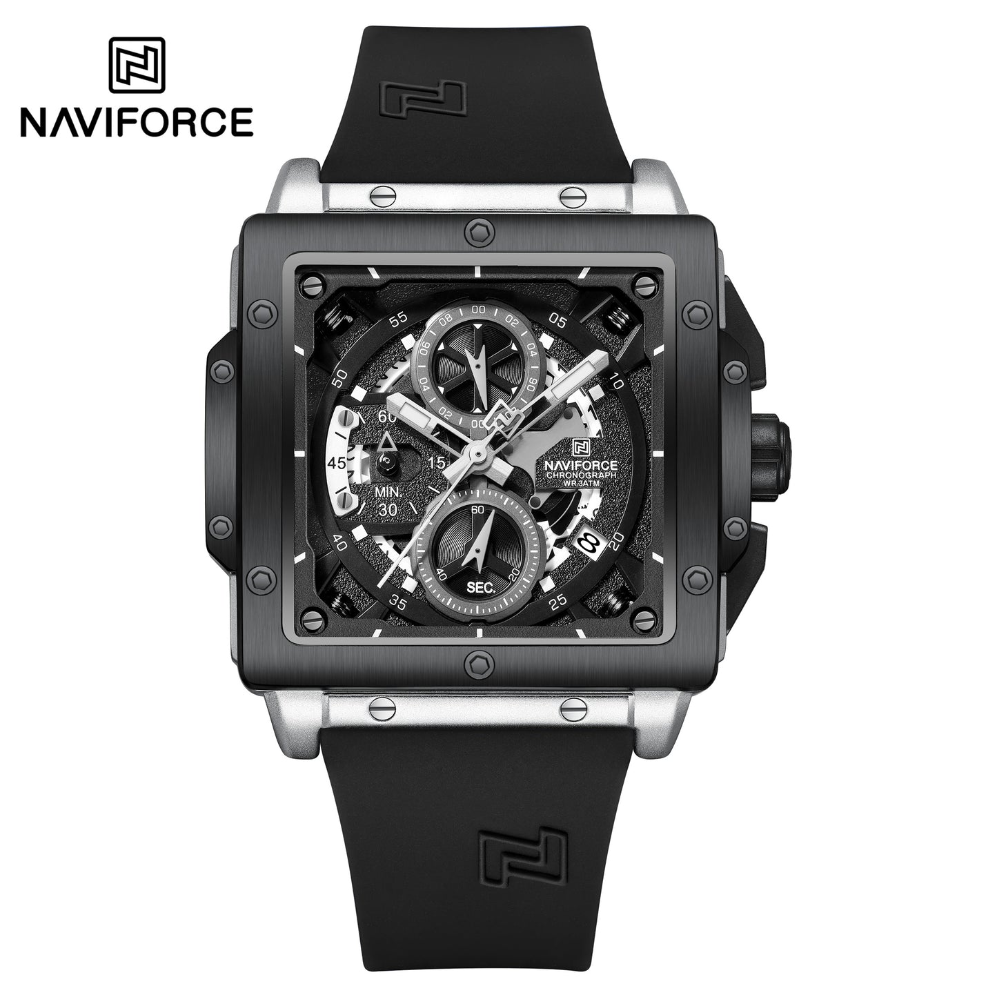 Naviforce Men Silicone Chrono 8064