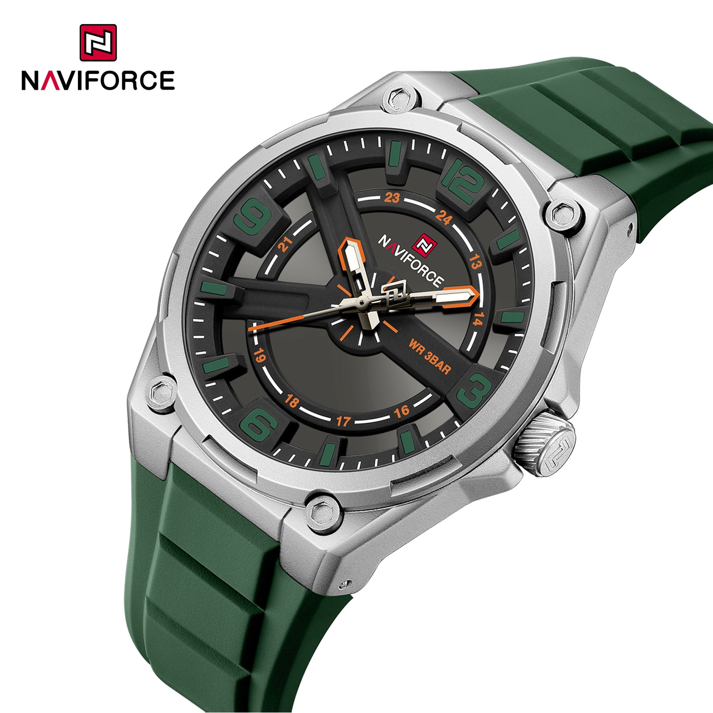 Naviforce Men Silicone 9260