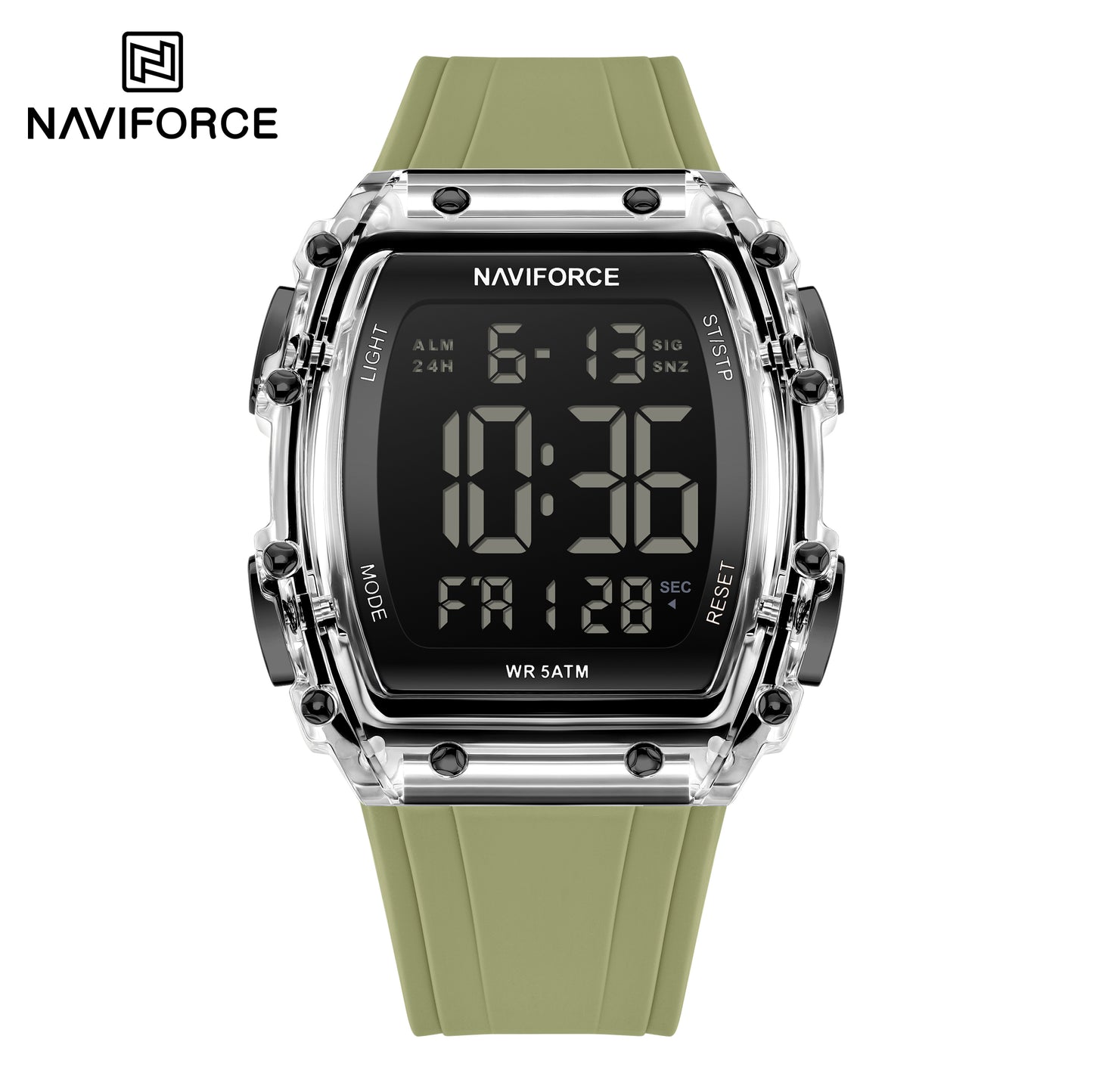 Naviforce Men Silicone 6107