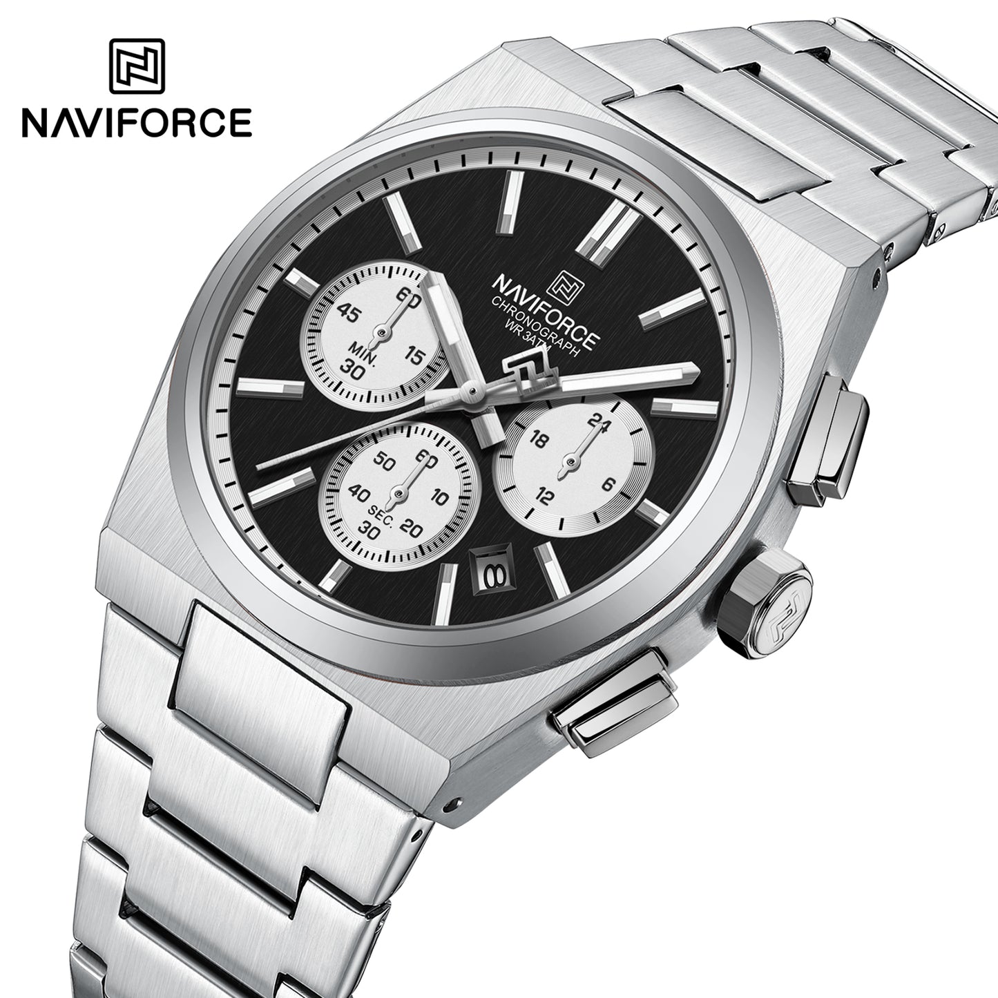 Naviforce Couple Chrono 8048