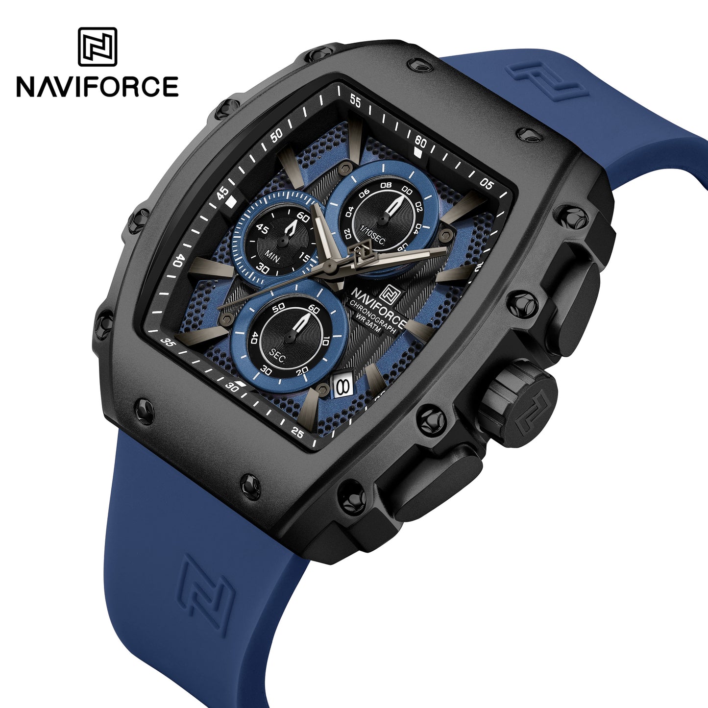 Naviforce Men Silicone Chrono 8070