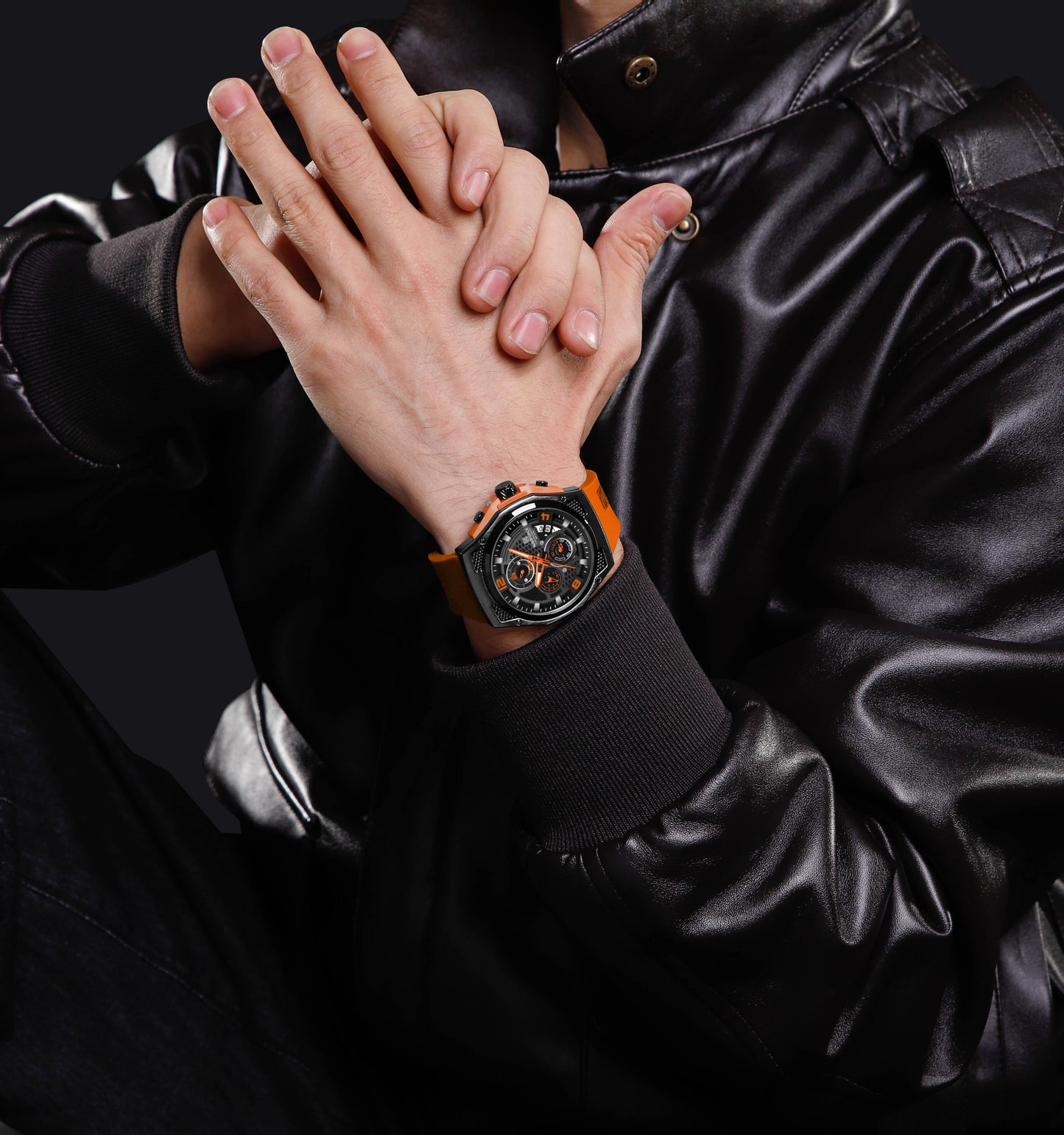 Naviforce Men Silicone Chrono 8051