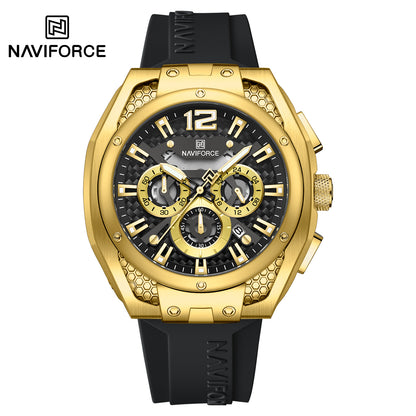 Naviforce Men Silicone Chrono 8063