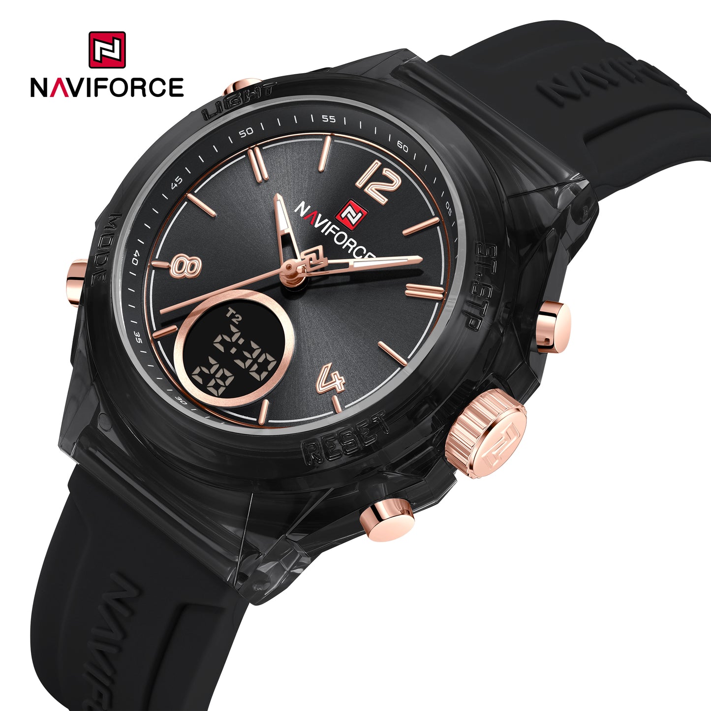 Naviforce Woman Double Silicone 7109