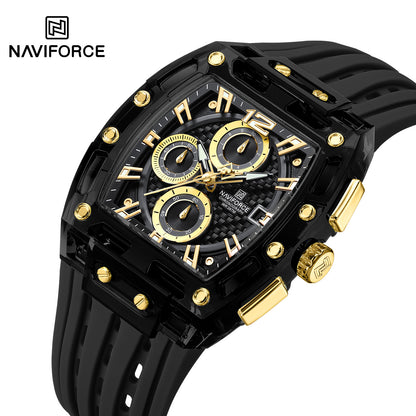Naviforce Men Silicone Chrono 7105