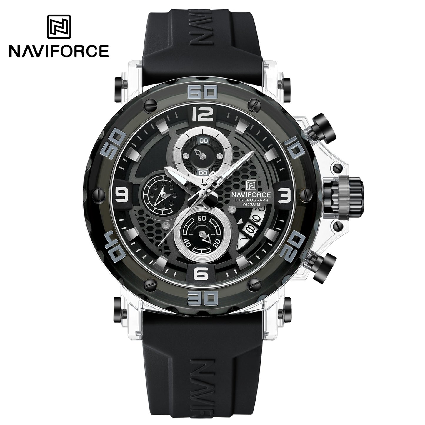 Naviforce Men Silicone Chrono 7123
