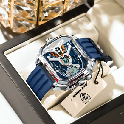 Poedagar Chrono Silicone E106